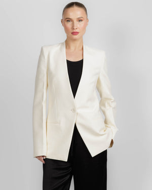 Basketweave Blazer