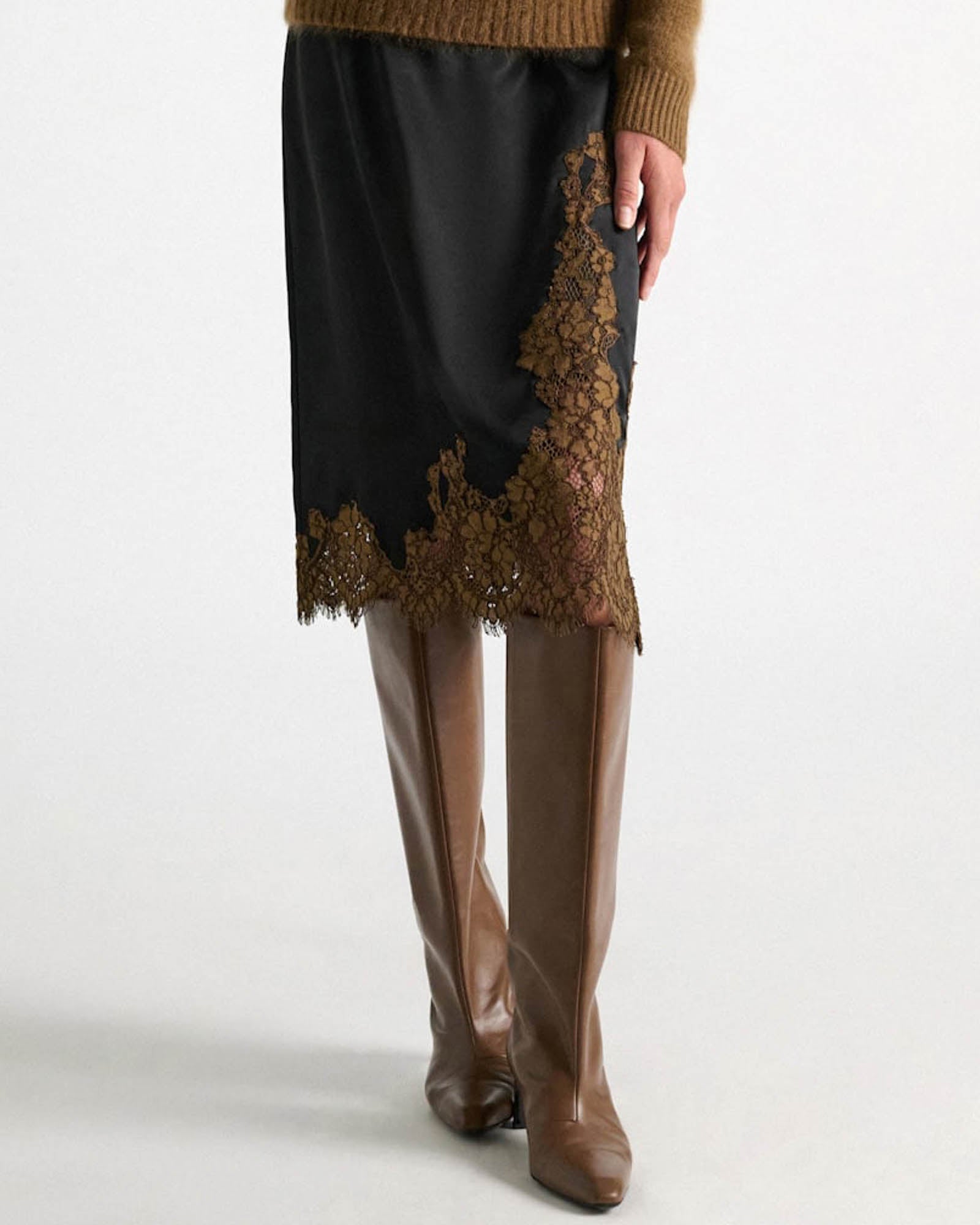 Shiny Statement Skirt