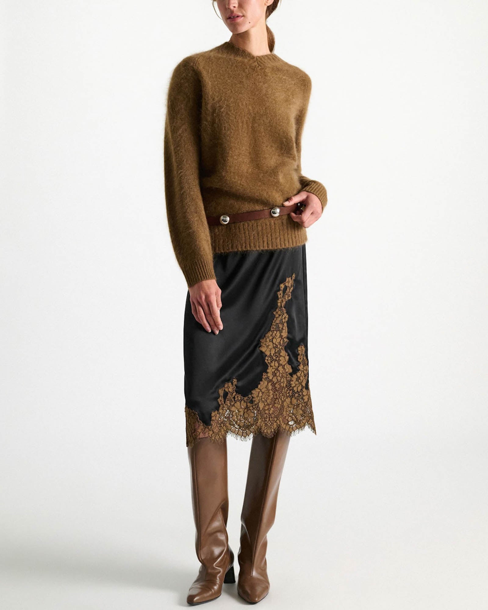 Shiny Statement Skirt