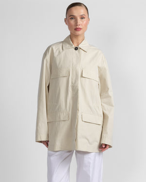 Collar Drawstring Jacket