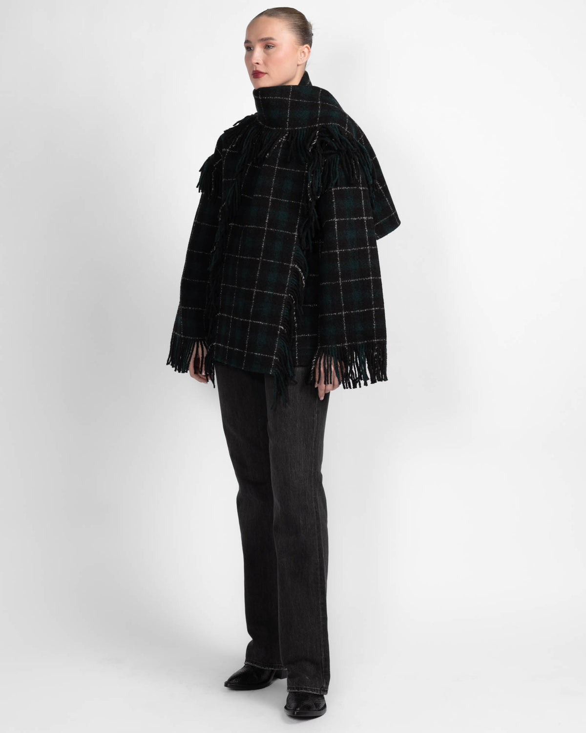 Fringe Scarf Jacket