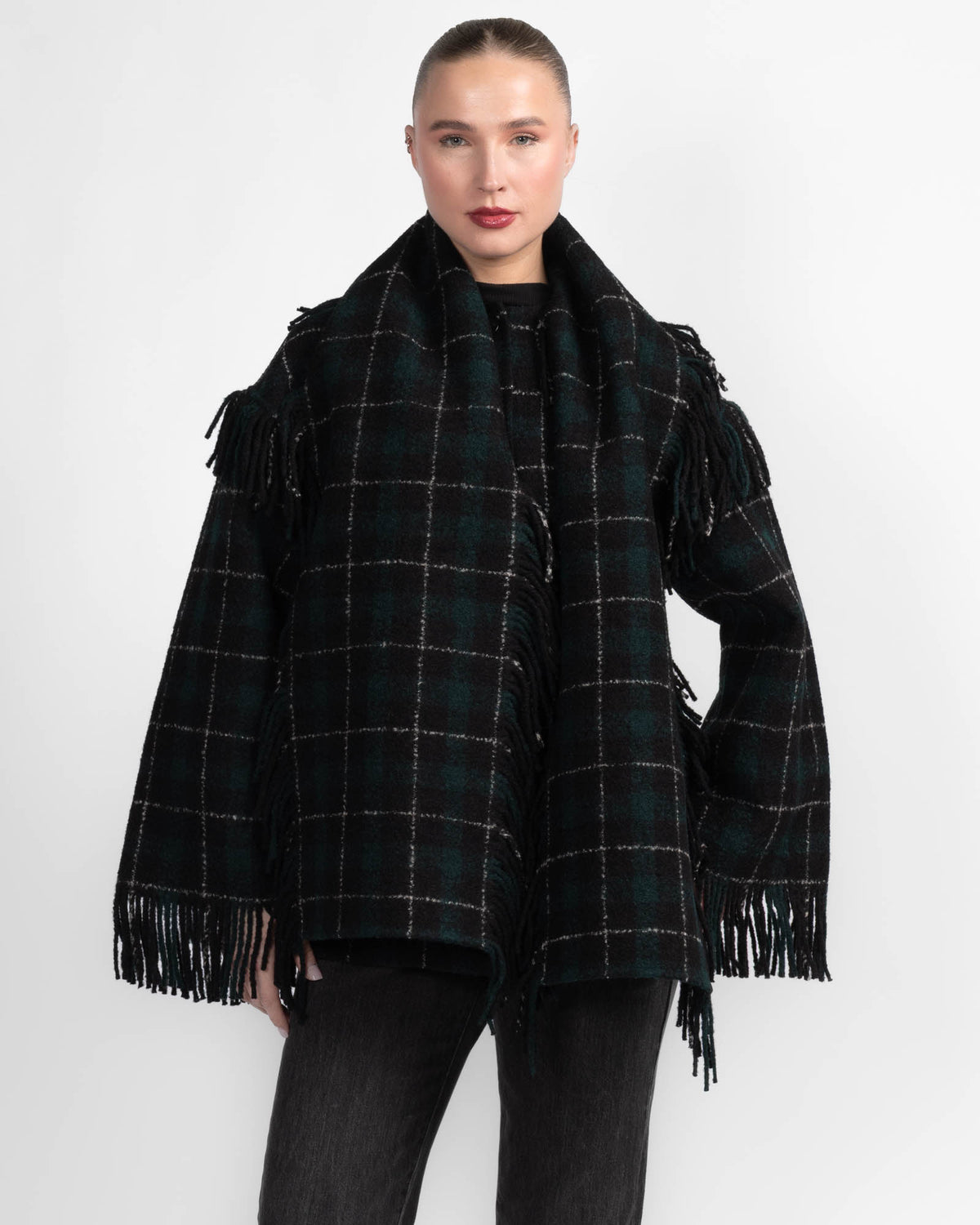 Fringe Scarf Jacket