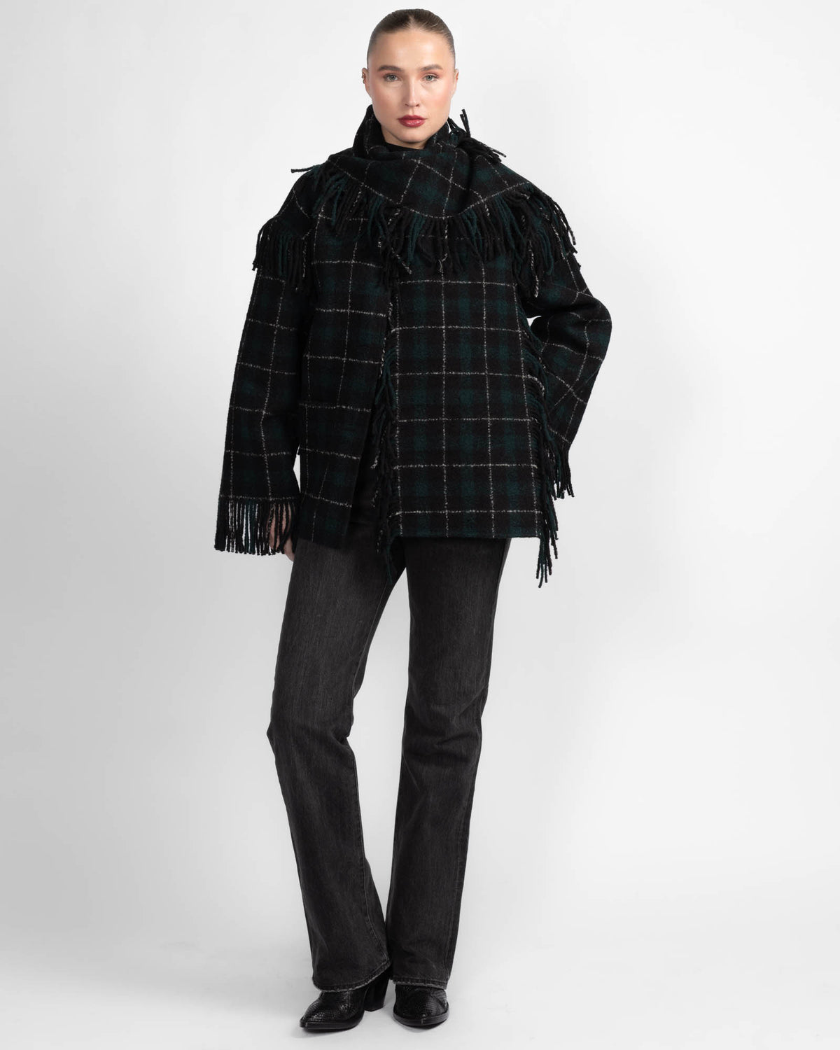 Fringe Scarf Jacket