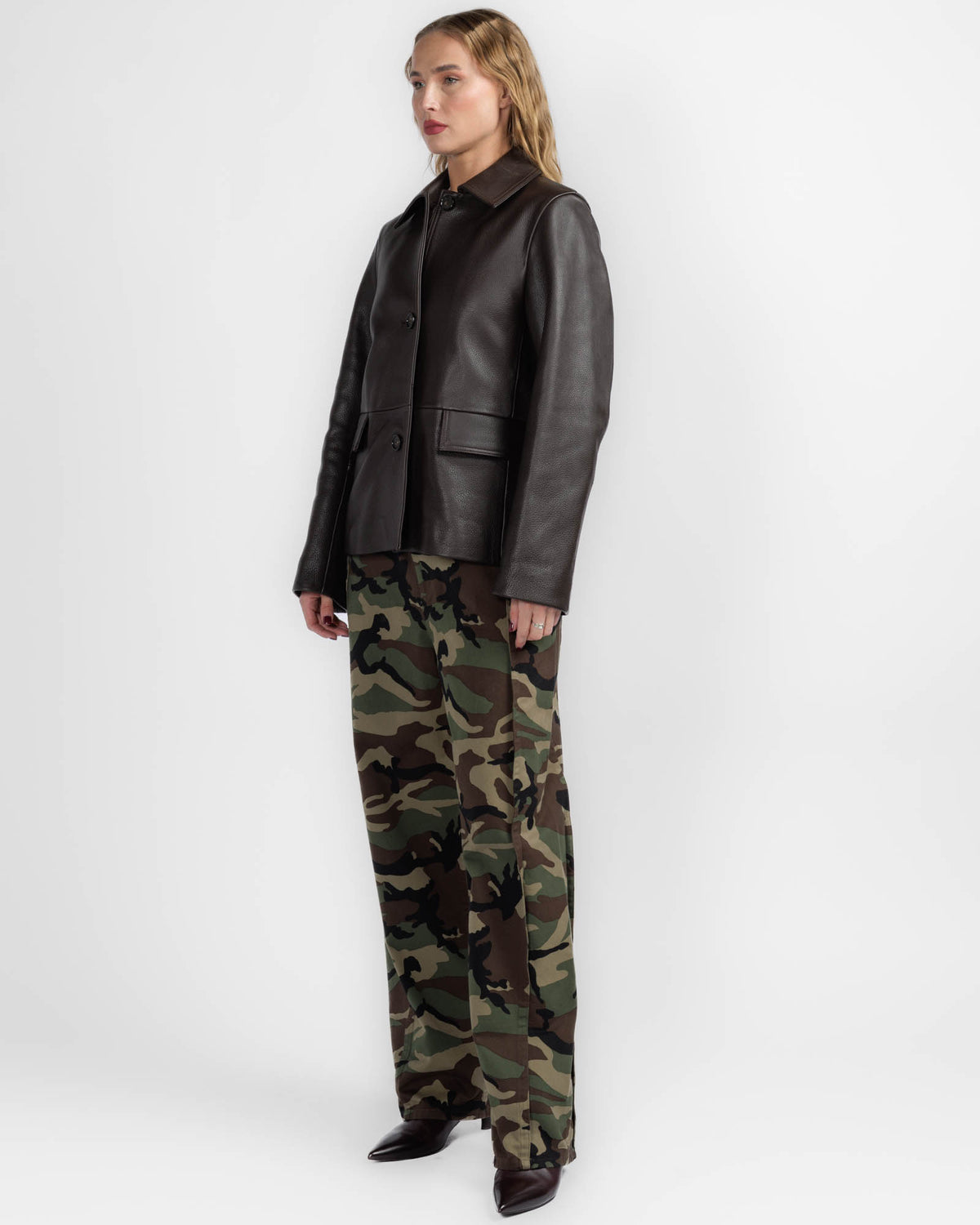 Grain Leather Jacket