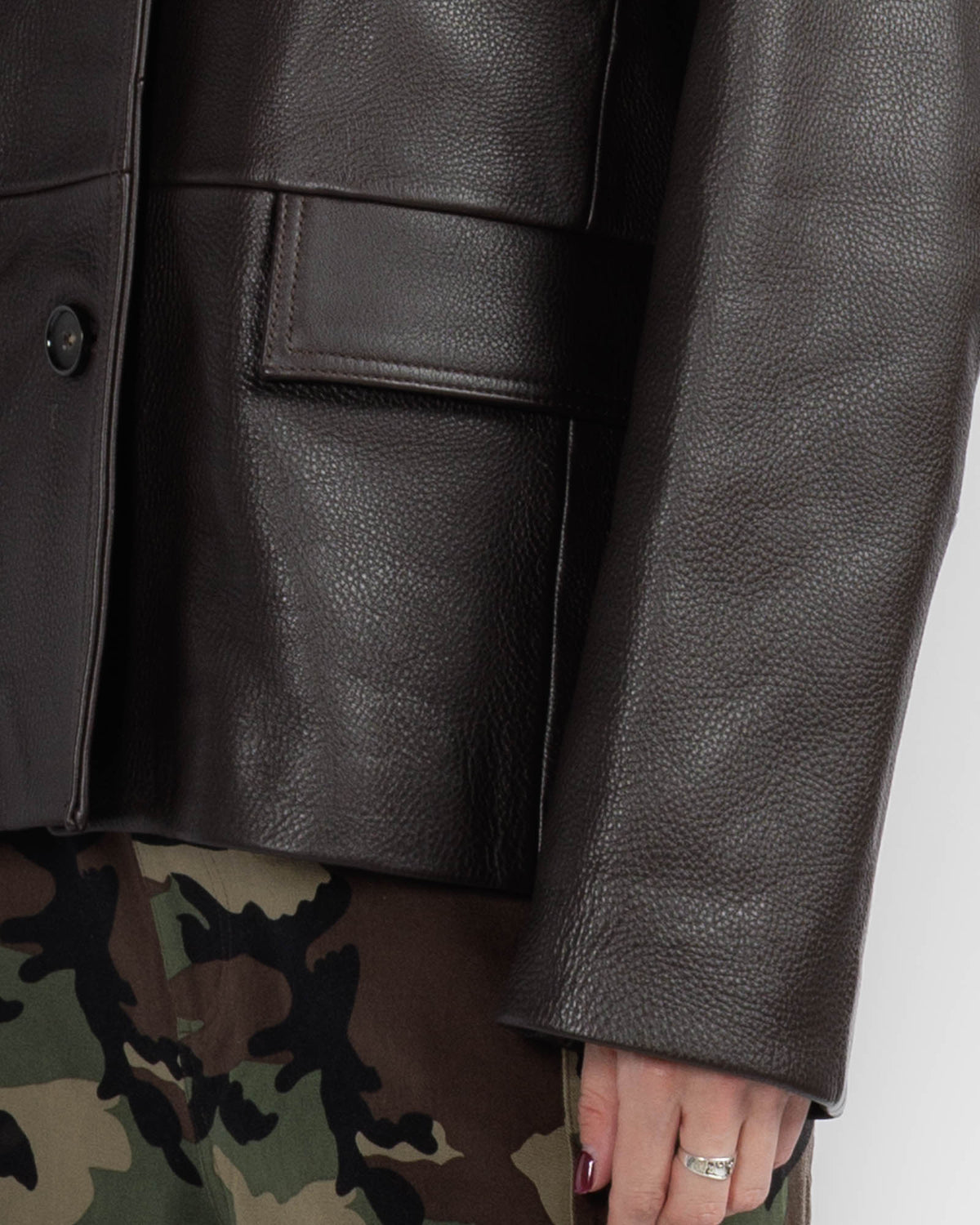 Grain Leather Jacket