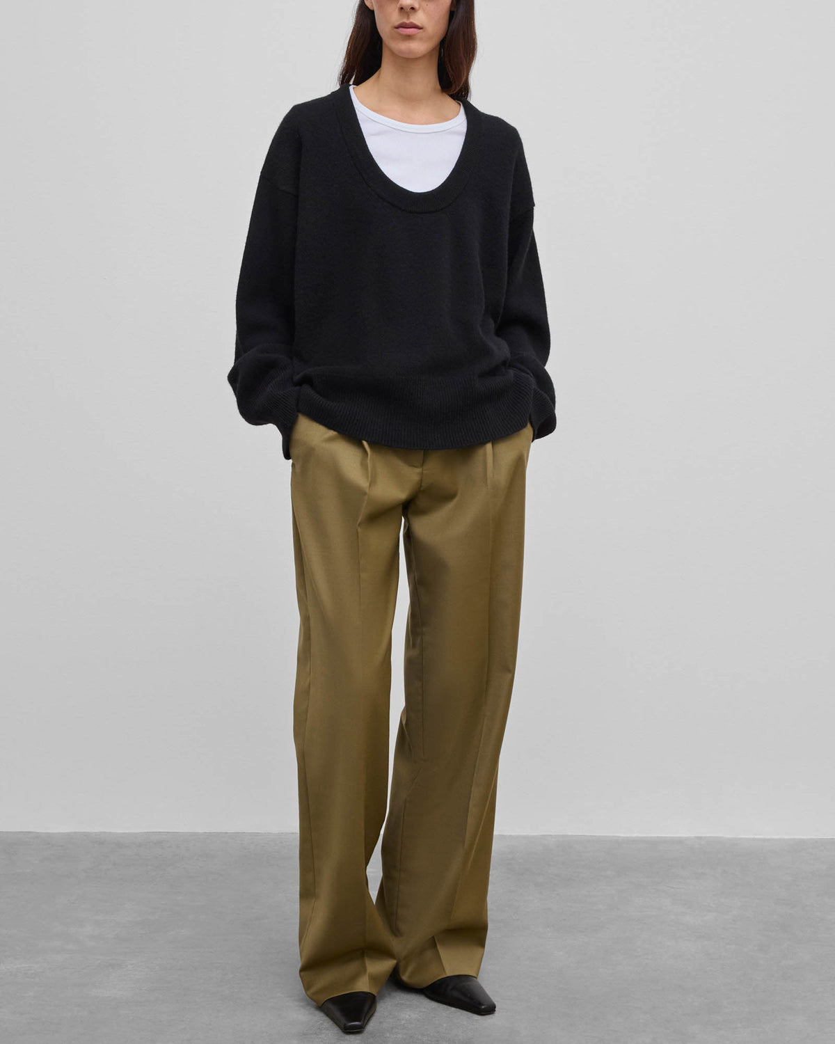 Soft Wool Scoop Knit