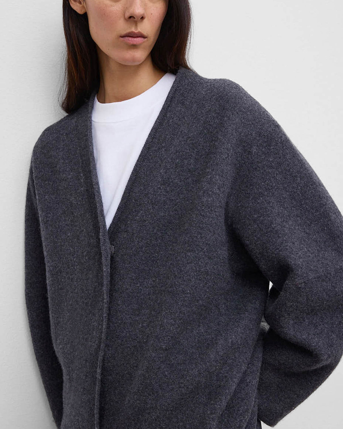 Long Wool Cardigan