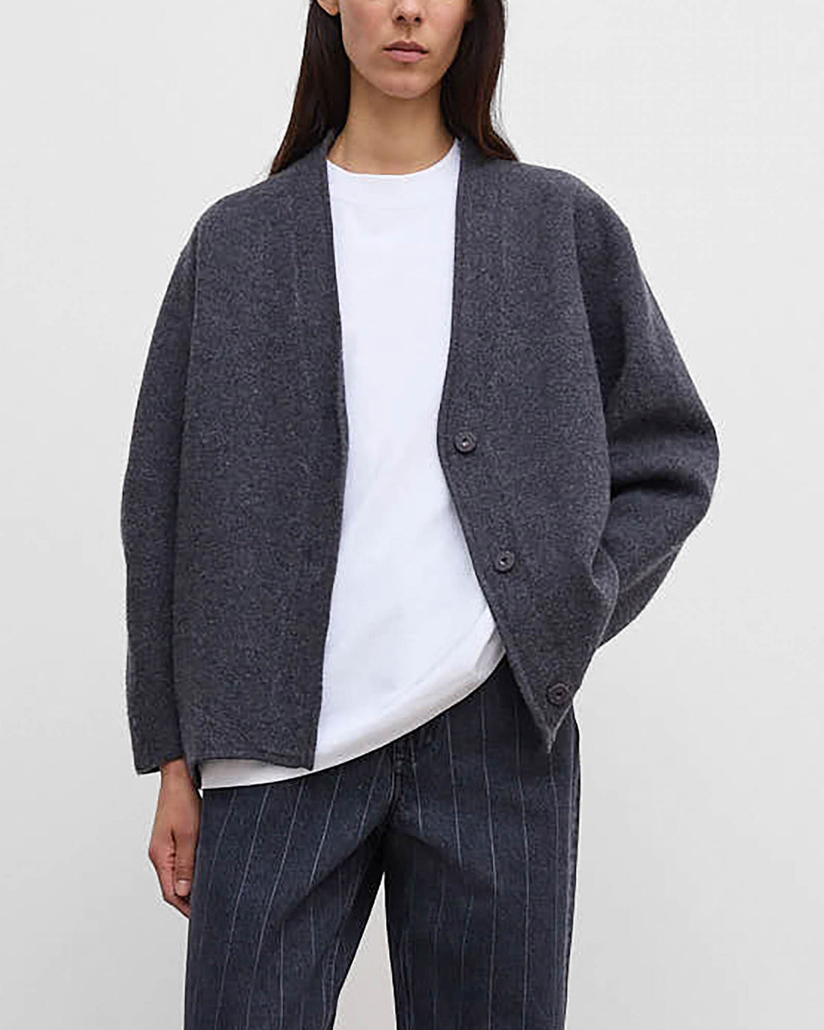Long Wool Cardigan