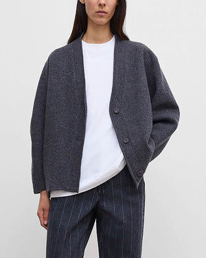 Long Wool Cardigan