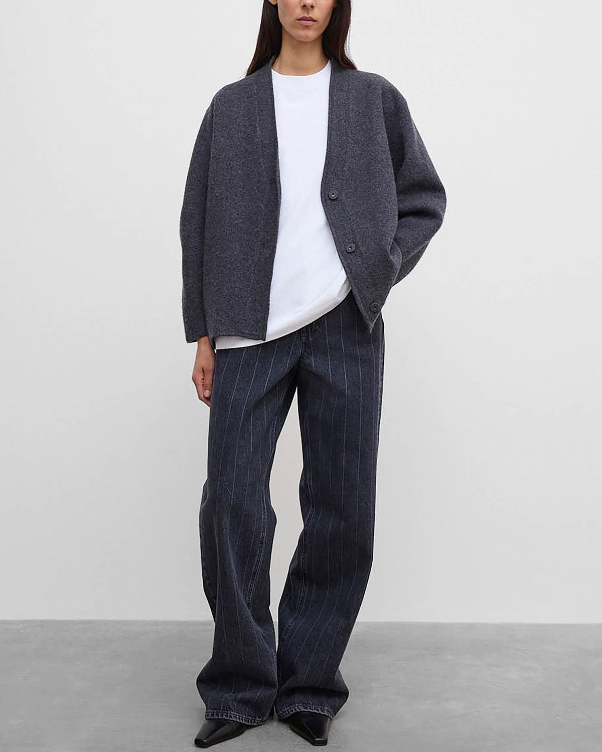 Long Wool Cardigan