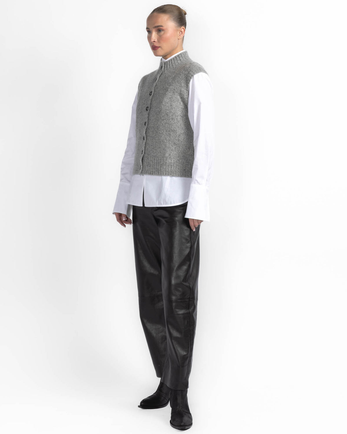 Mockneck Vest