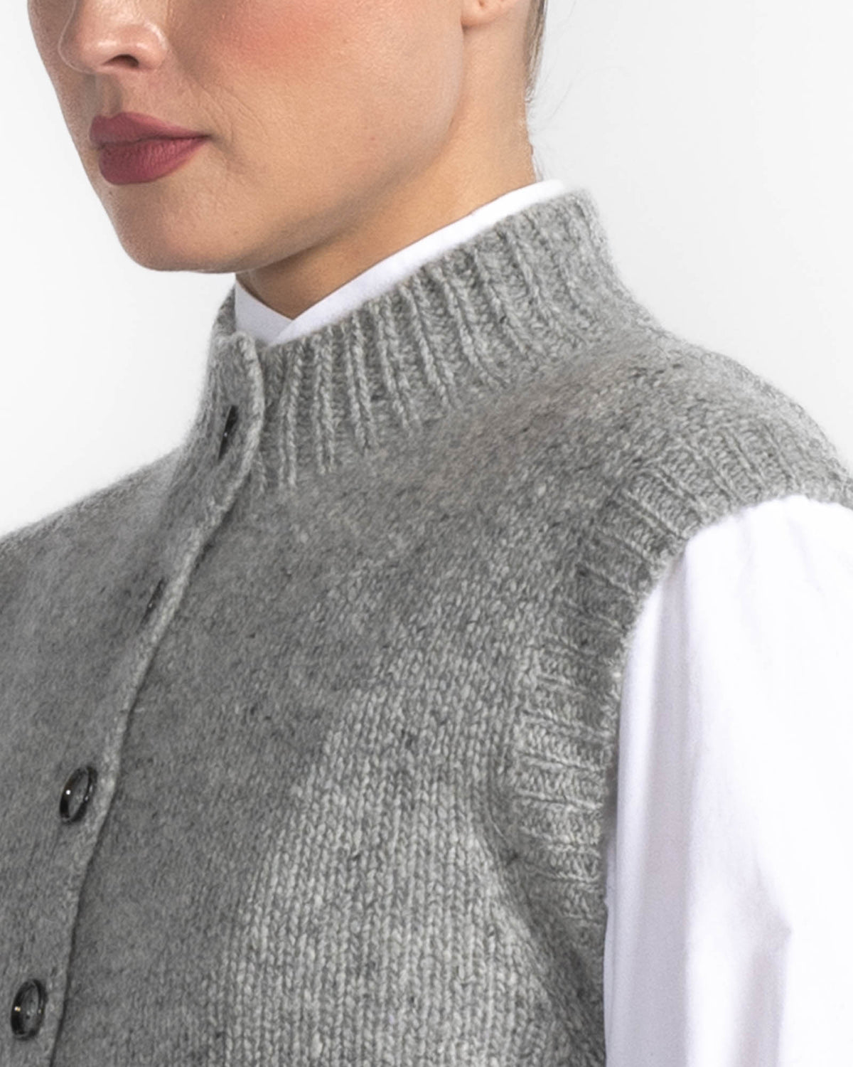 Mockneck Vest