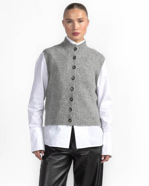 Mockneck Vest