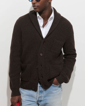Wallace Cardigan in Washed Cashmere