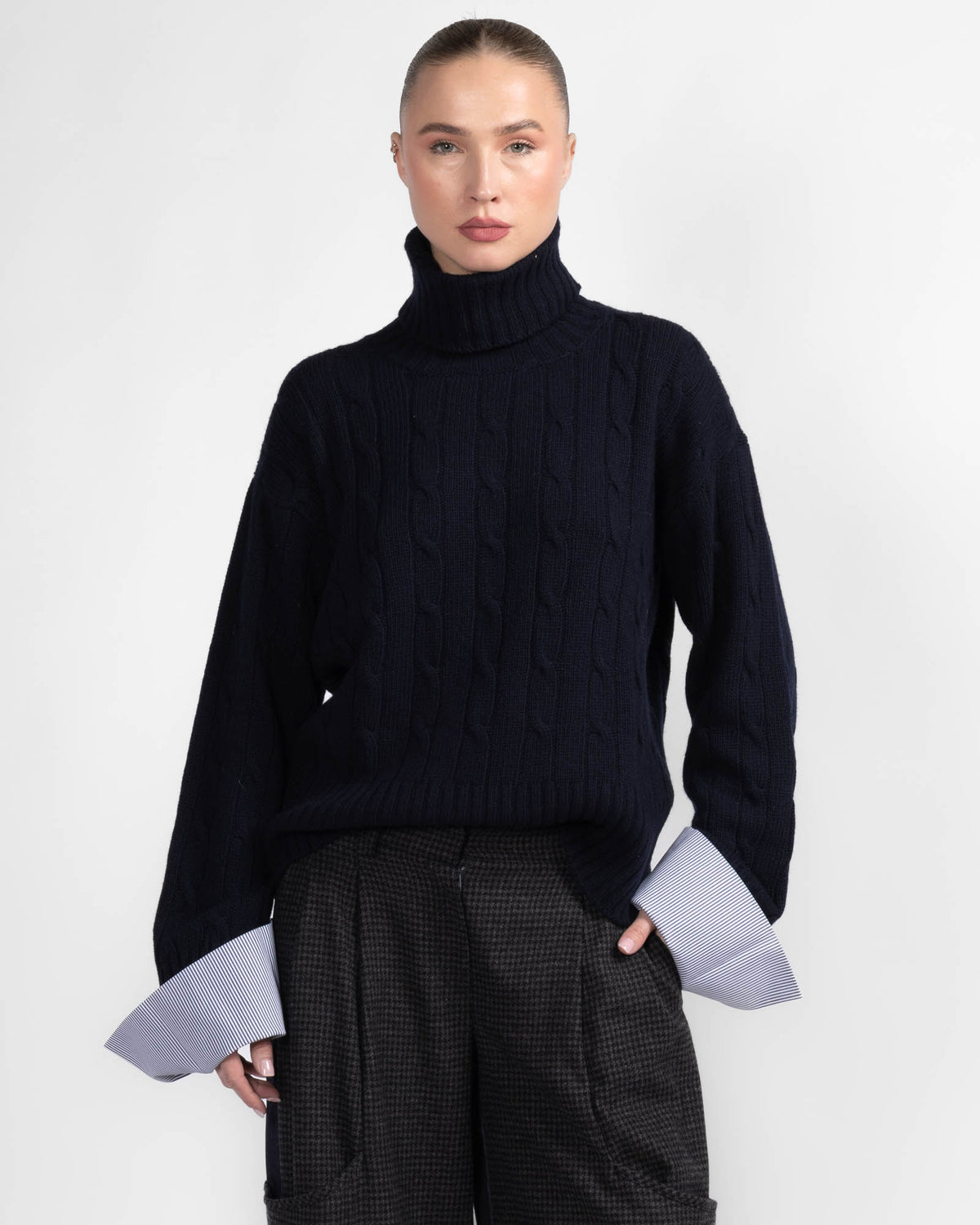 Braided Turtleneck