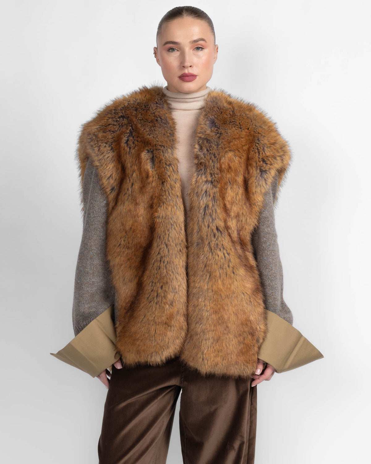 Mia Fur Cardigan