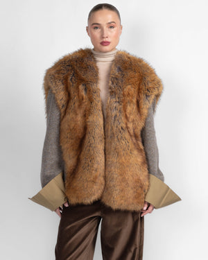 Mia Fur Cardigan