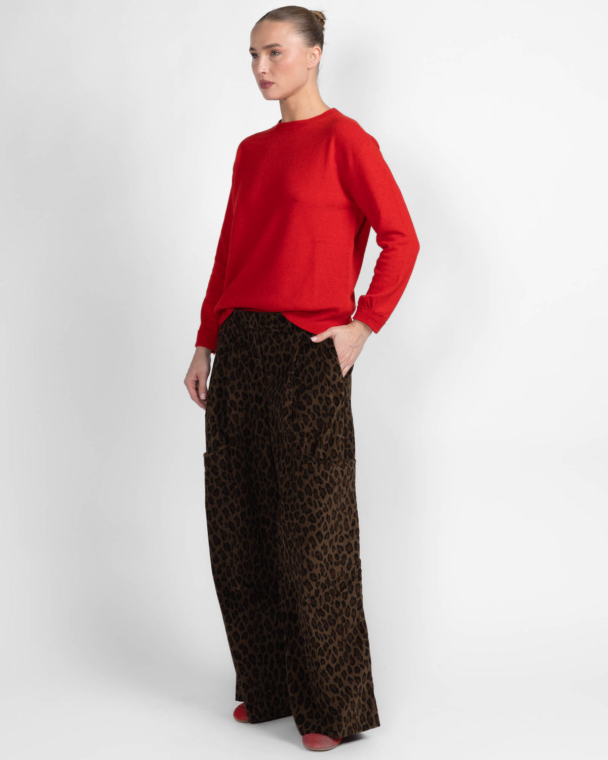 Ryan Leopard Print Pant