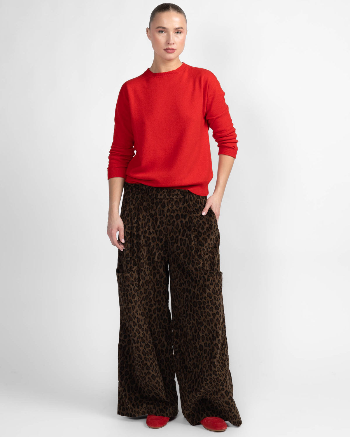 Ryan Leopard Print Pant