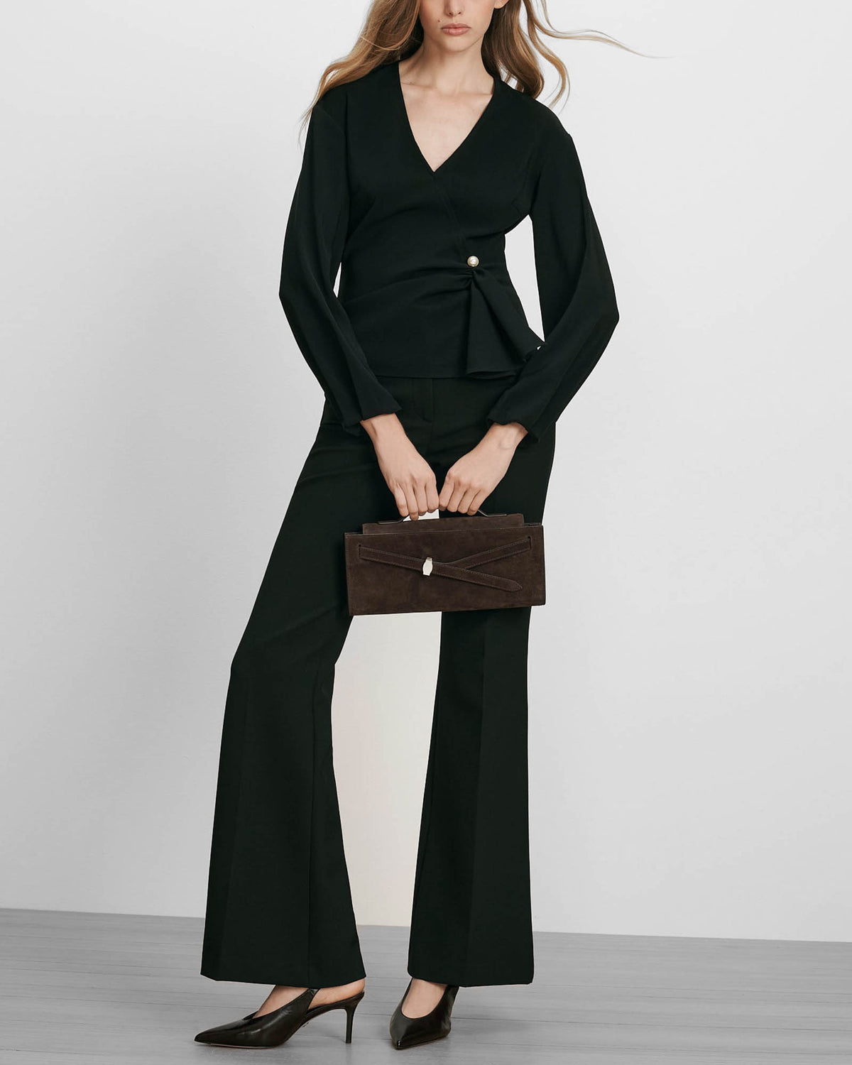 Drew Brooch Blouse