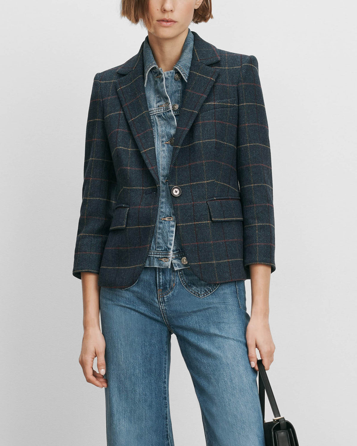 Schoolboy Plaid Dickey Jacket