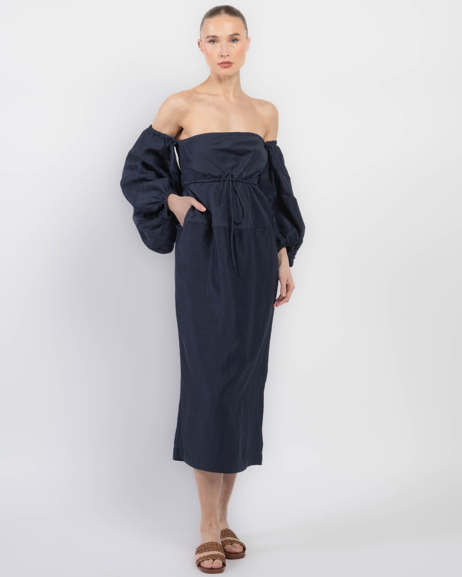 Balloon Sleeve Dress