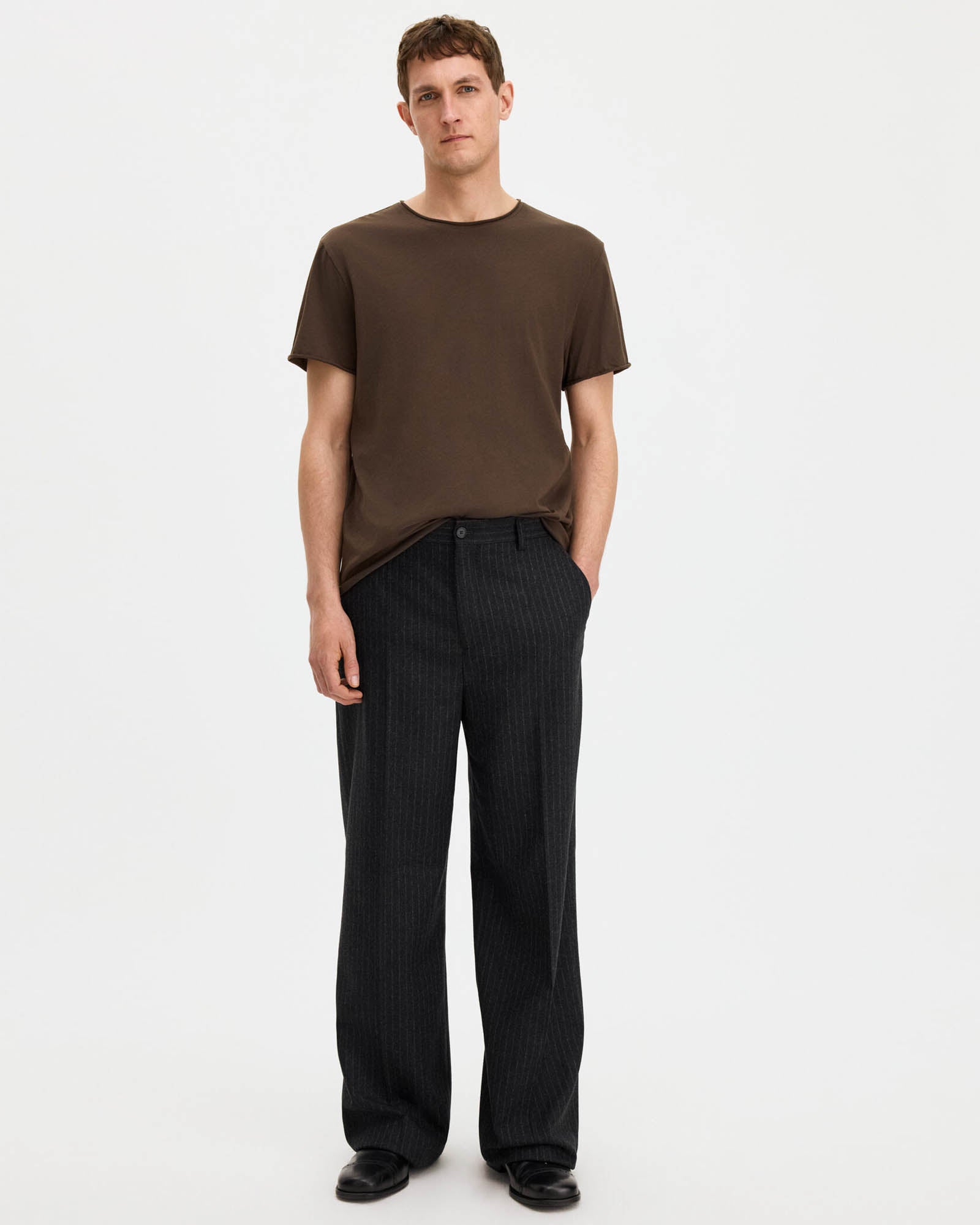 Roll Neck Short Sleeve Tee