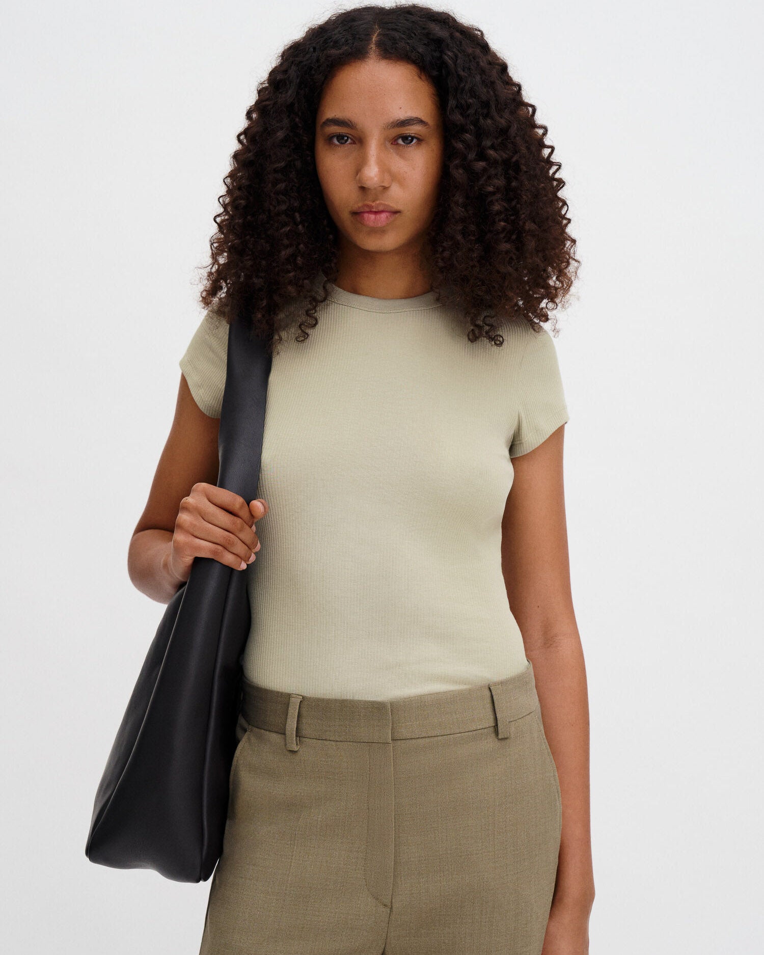 Fine Rib T-Shirt