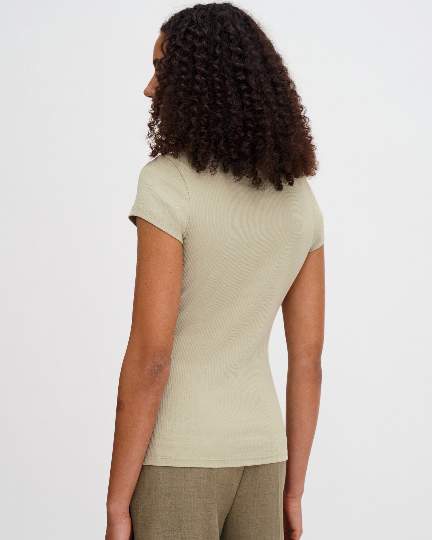 Fine Rib T-Shirt
