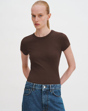 Fine Rib T-Shirt