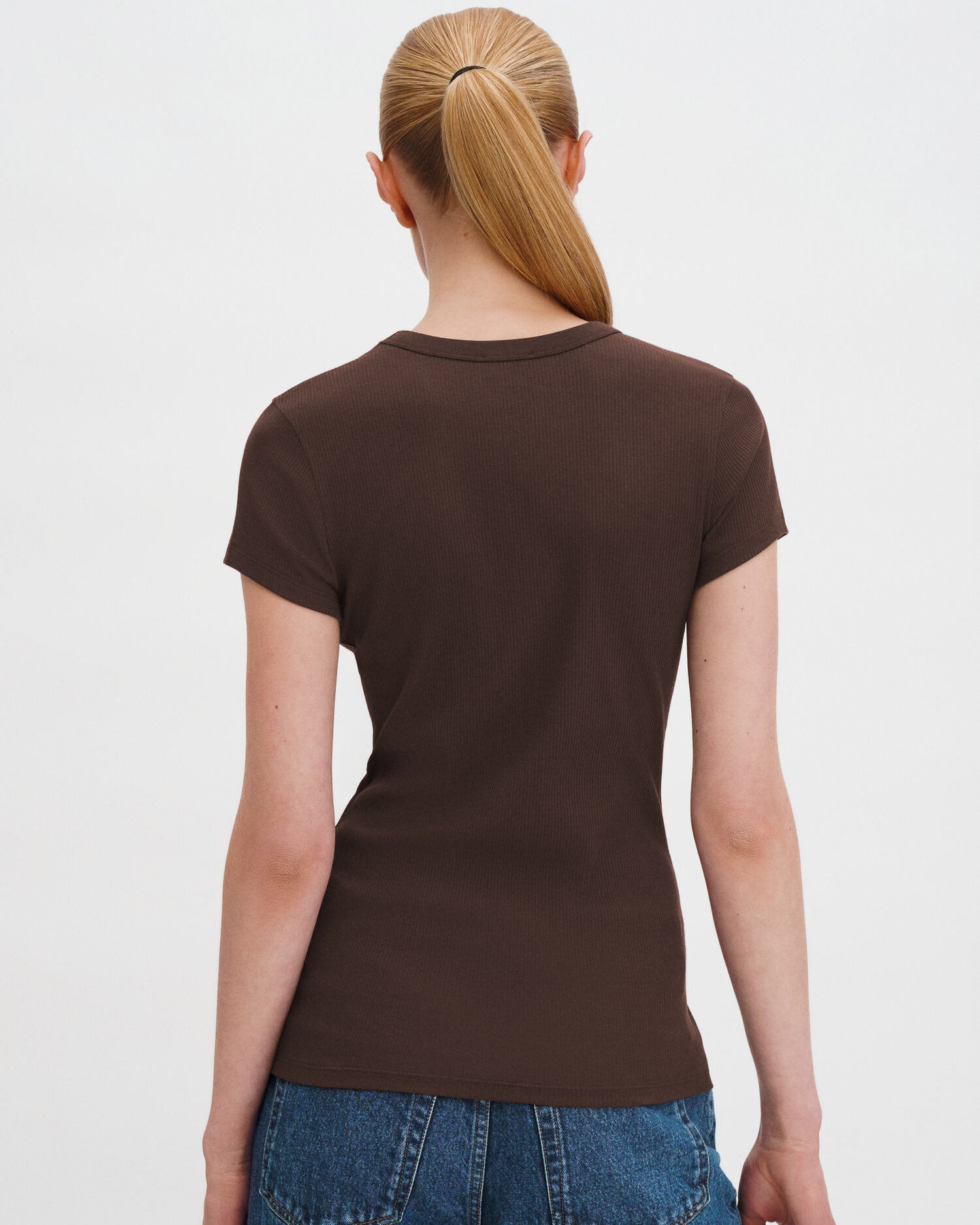 Fine Rib T-Shirt