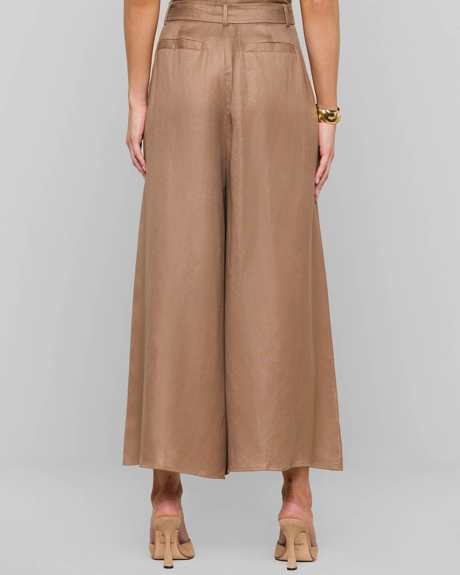 Lowen Linen-Blend Pant