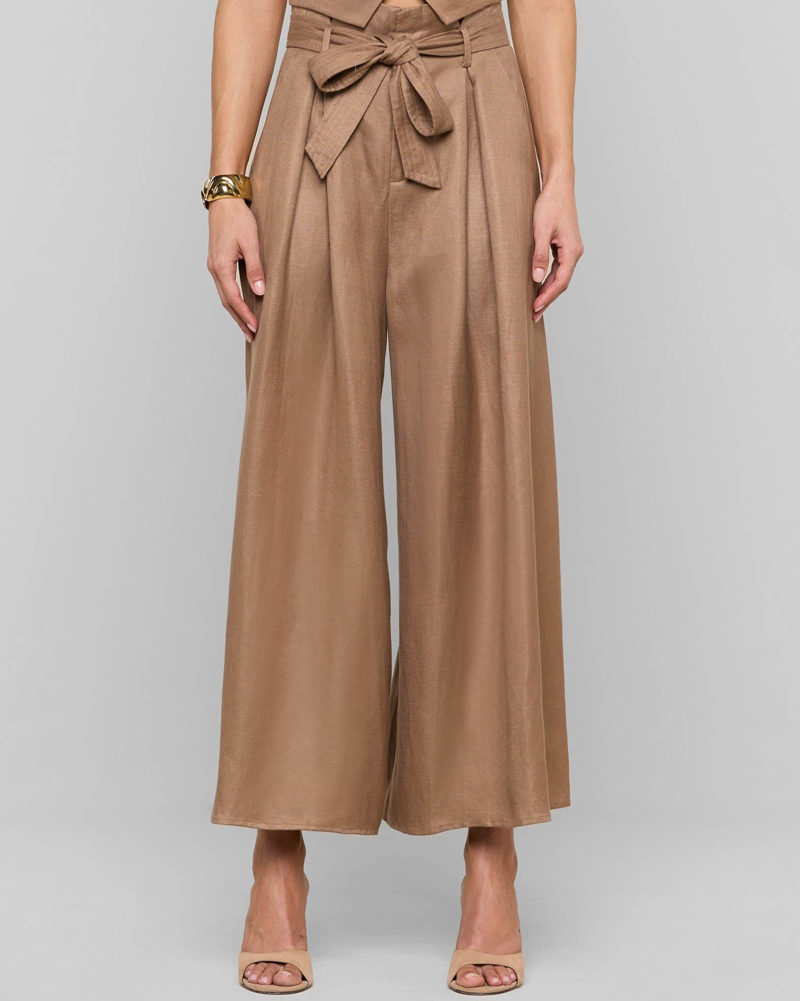 Lowen Linen-Blend Pant