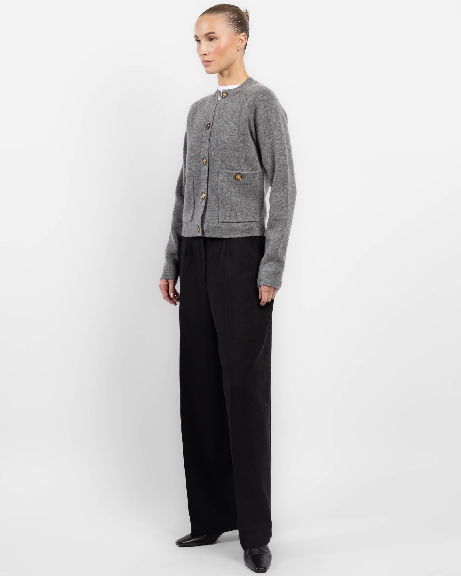 Hammered Knit Cardigan