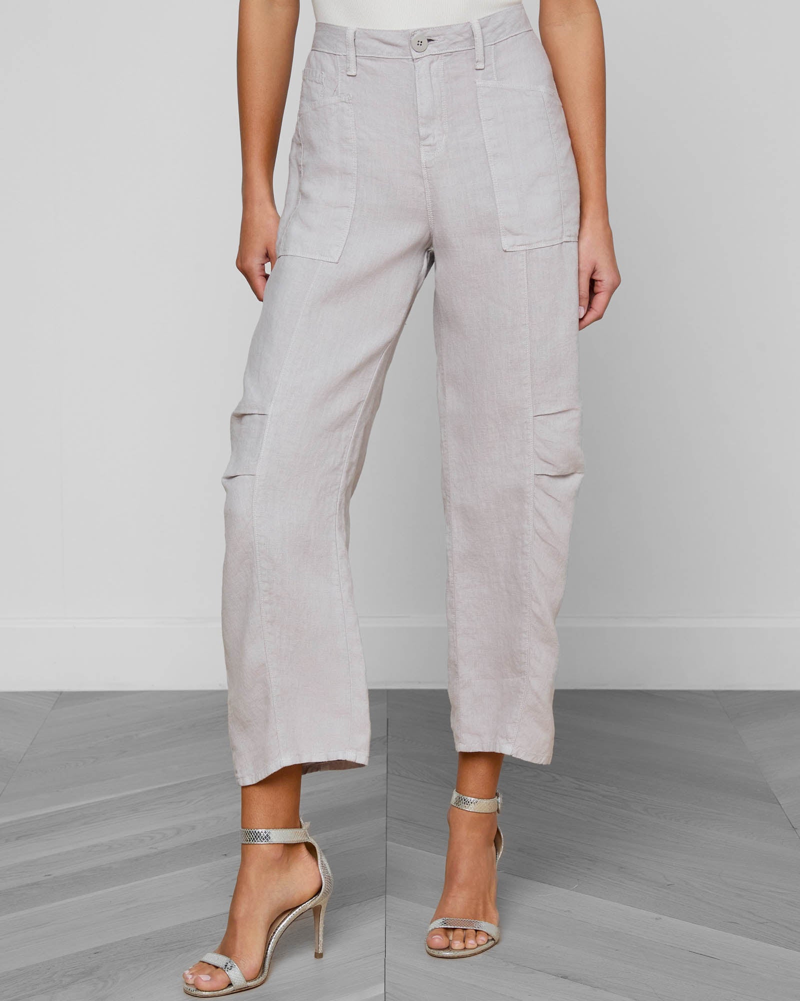 Cody Cropped Linen Pant