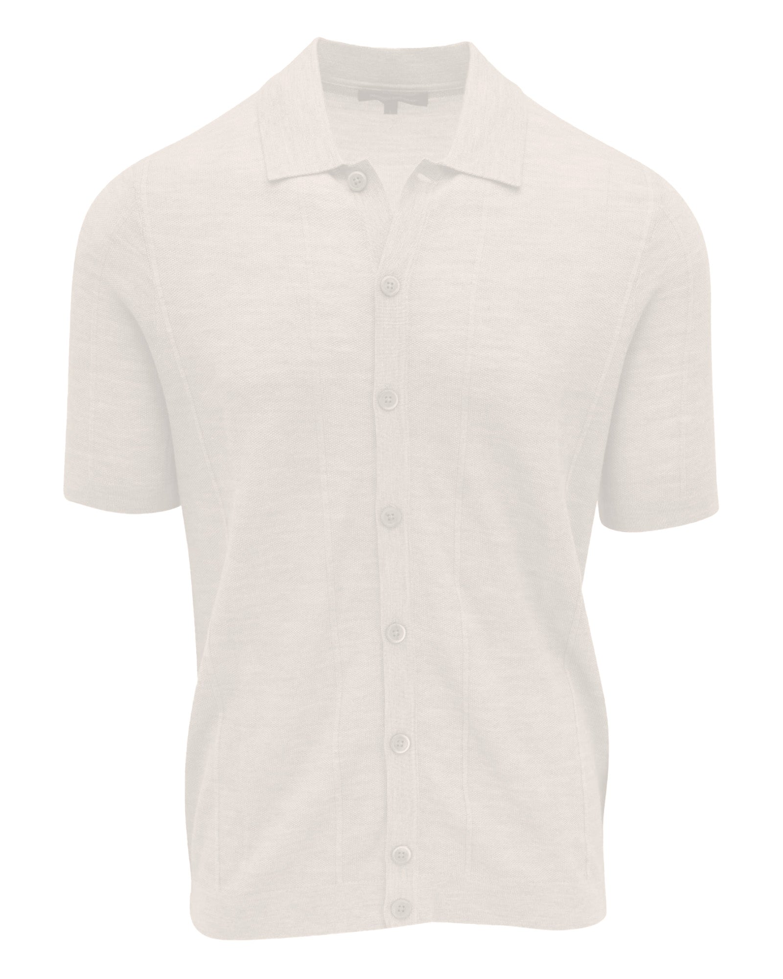 Short Sleeve Button Front Sweater