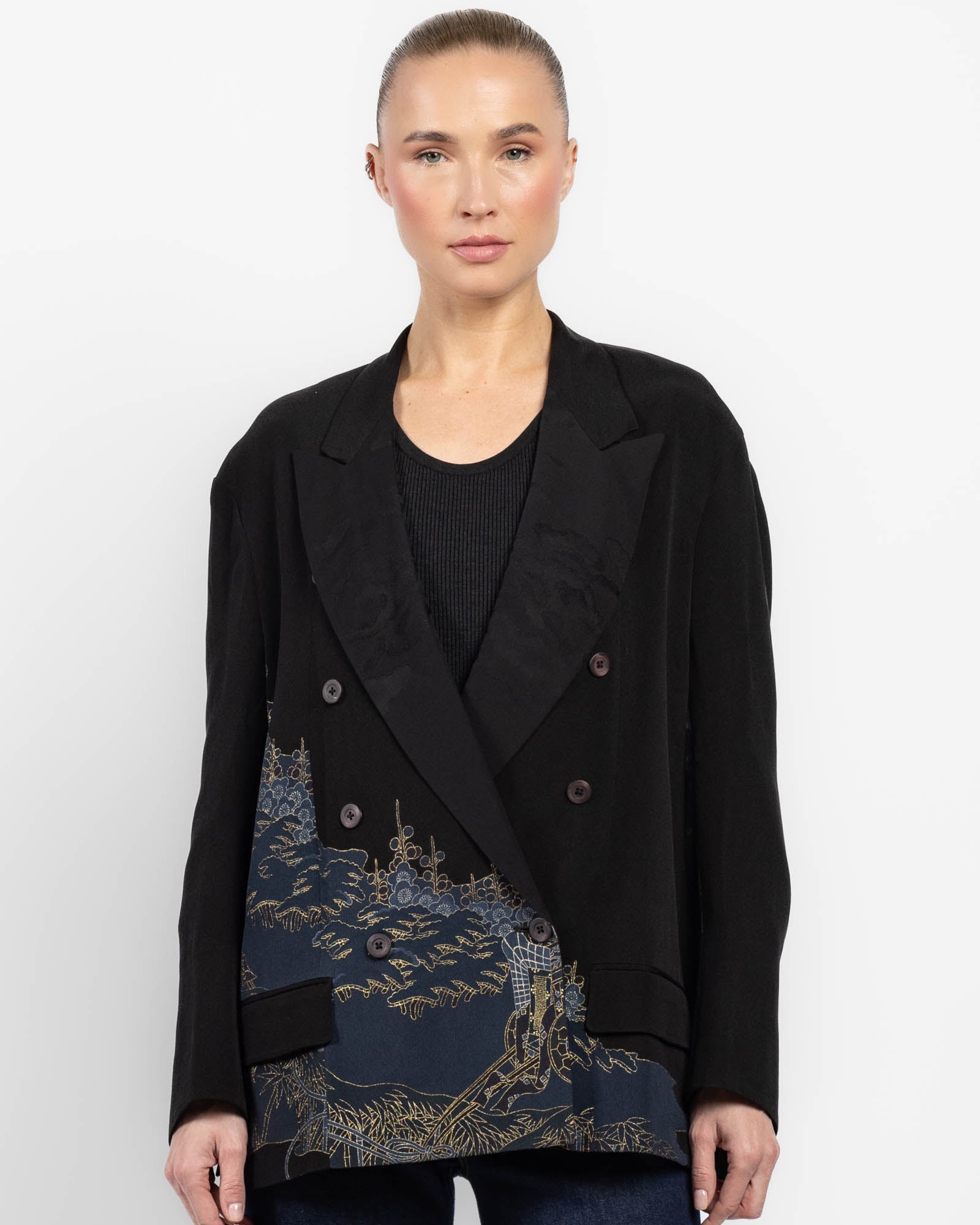 Veste croisée oversize