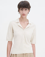 Short Sleeve Collar Cardigan