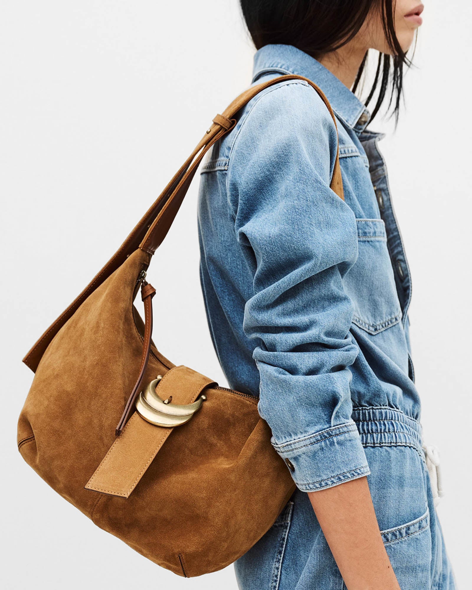 Suede YouYou Hobo Bag