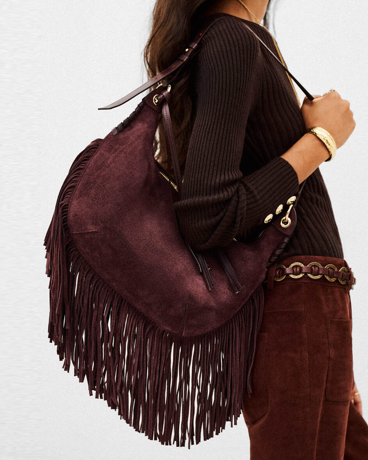 Swing Fringe M Bag