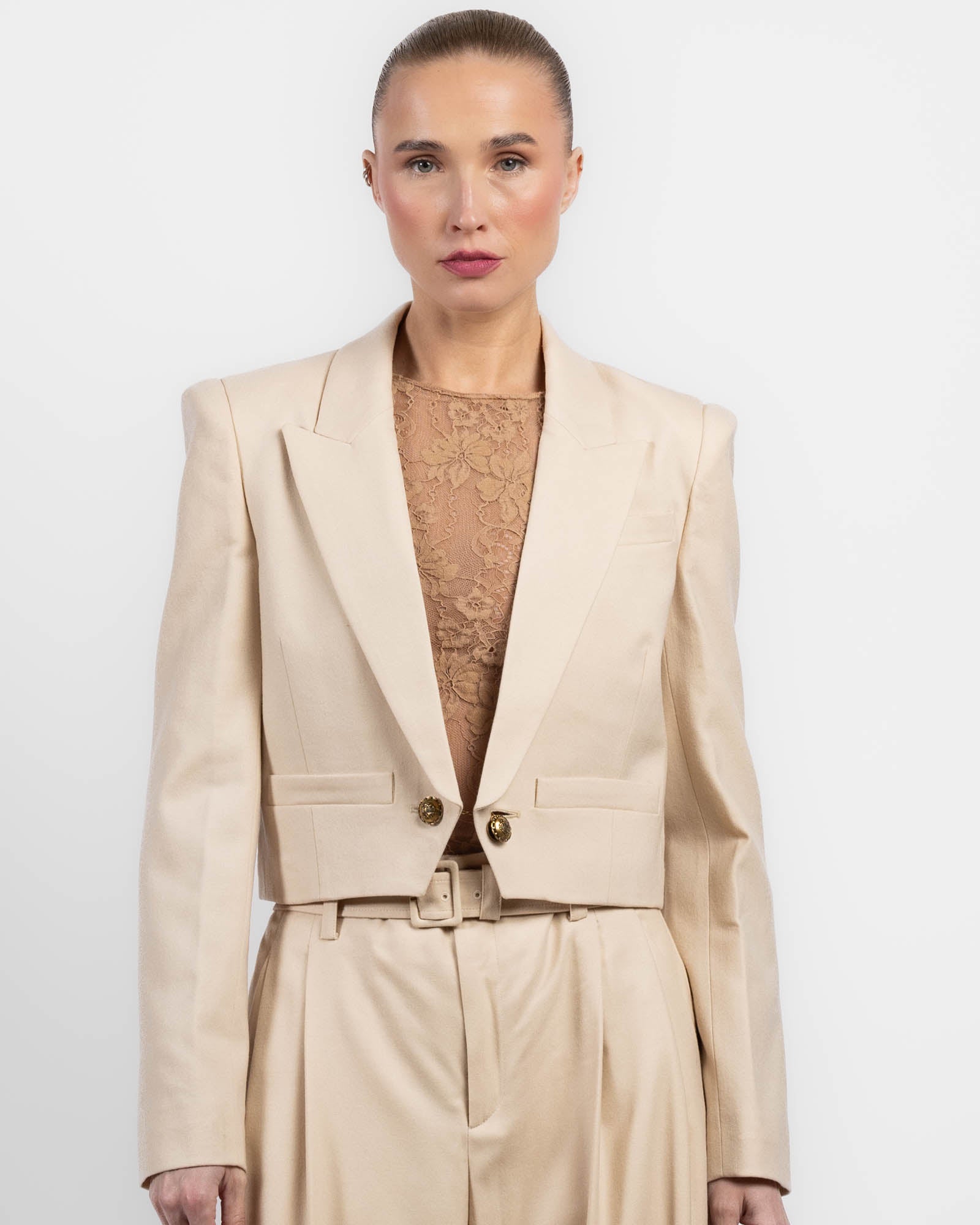 Hypnotic Crop Blazer