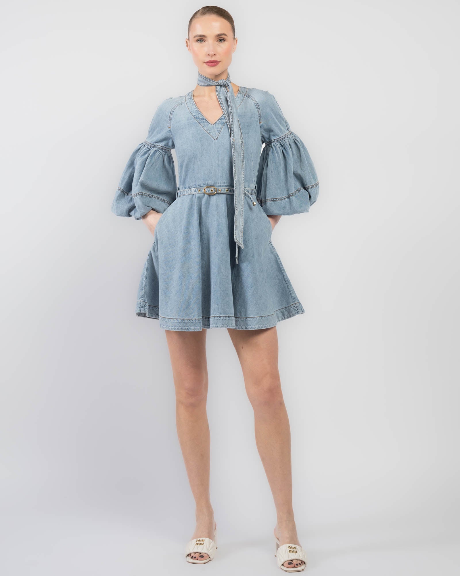 Illuminate Denim Dress