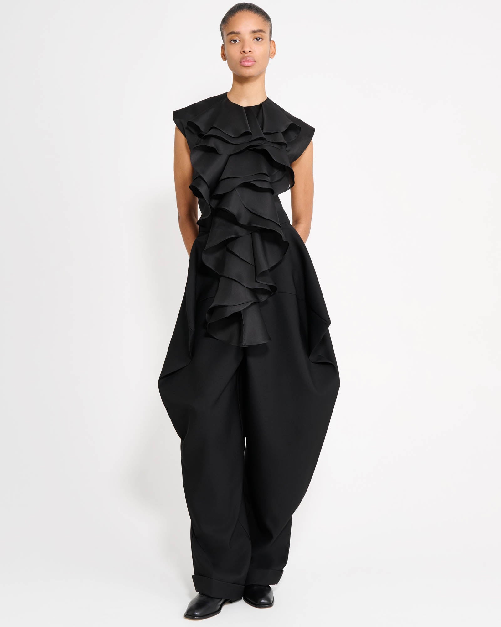 Jabot Blouse