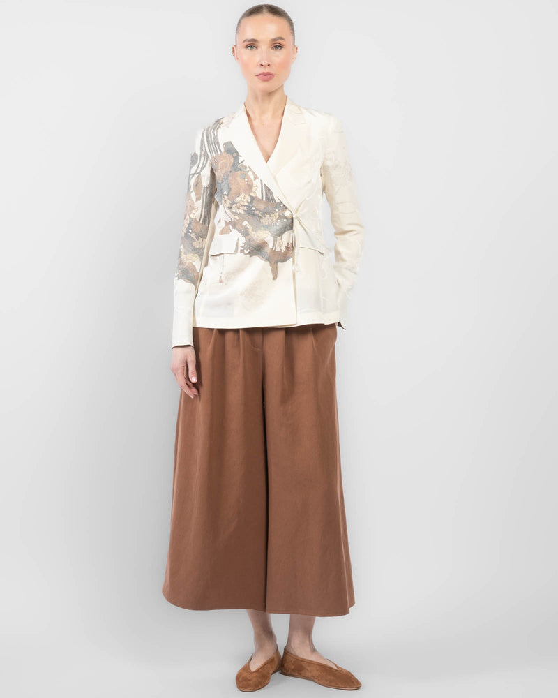 Double-Breasted Traditional Kimono Jacket