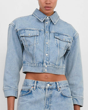 Denim Crop Jacket