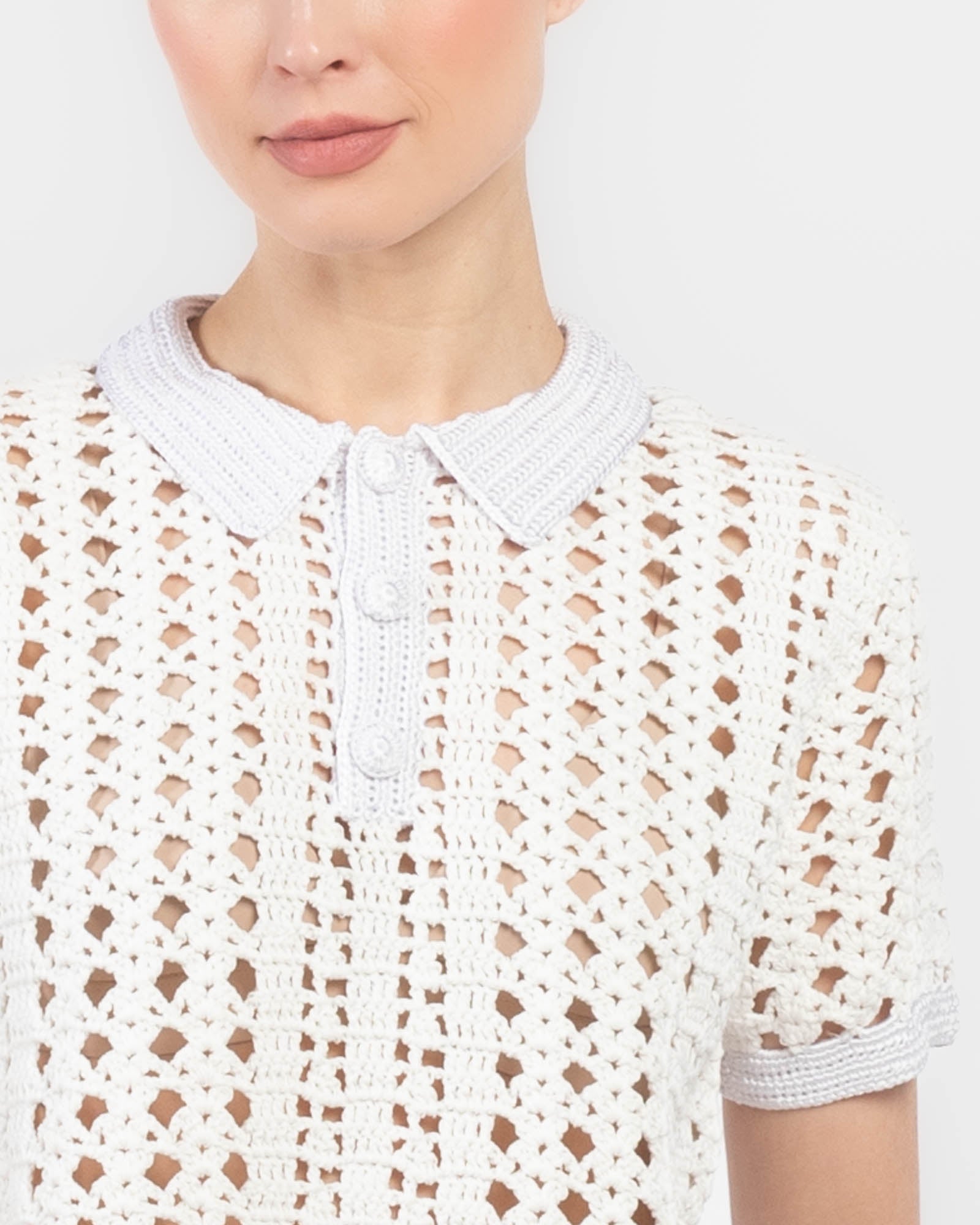 Crochet Crop Polo