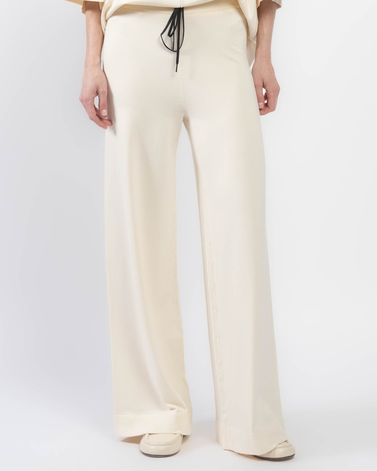 Loose Knit Trousers