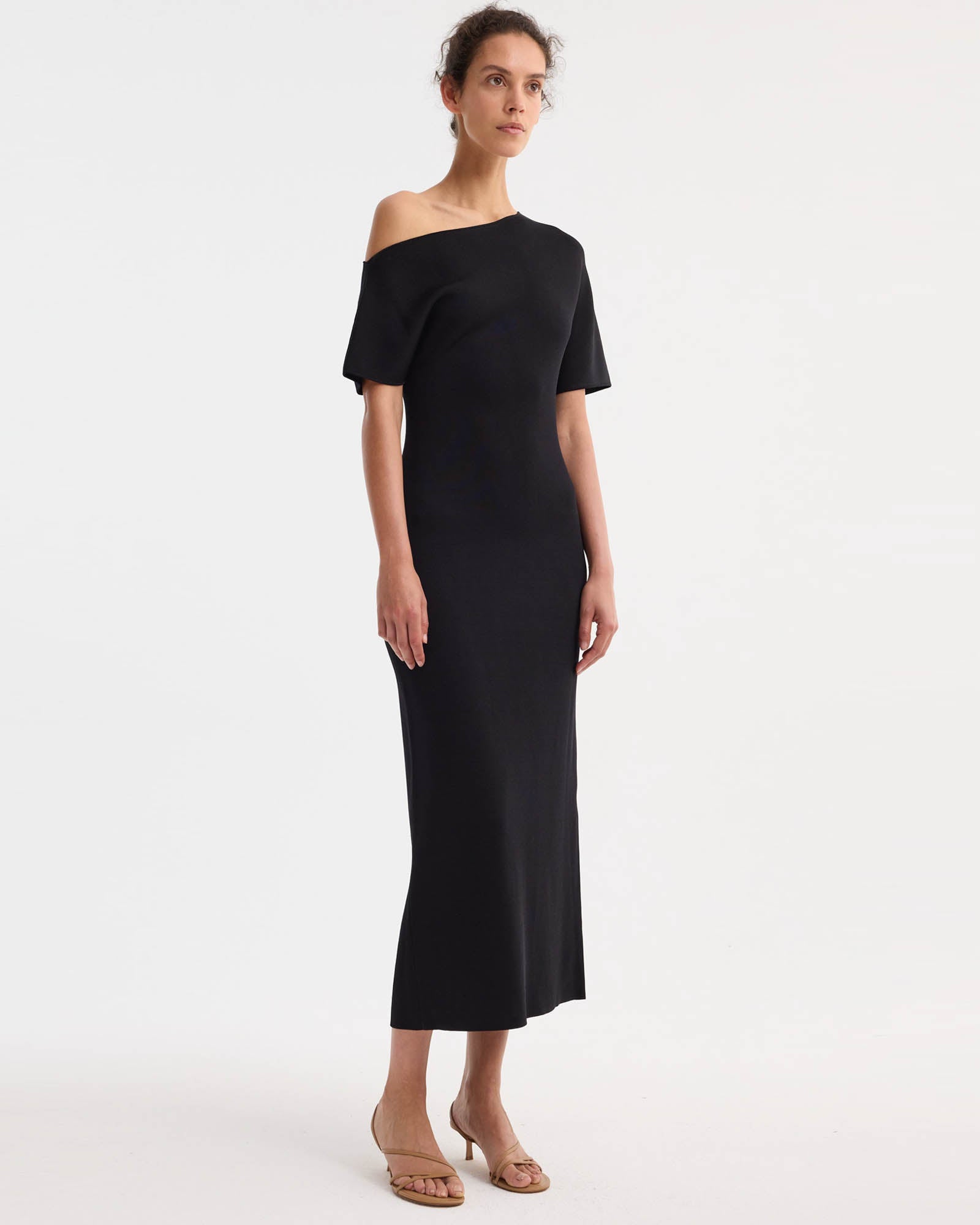 Asymmetric Knitted Dress
