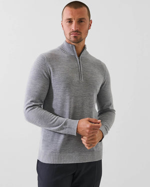 Plait Quarter Zip Mock