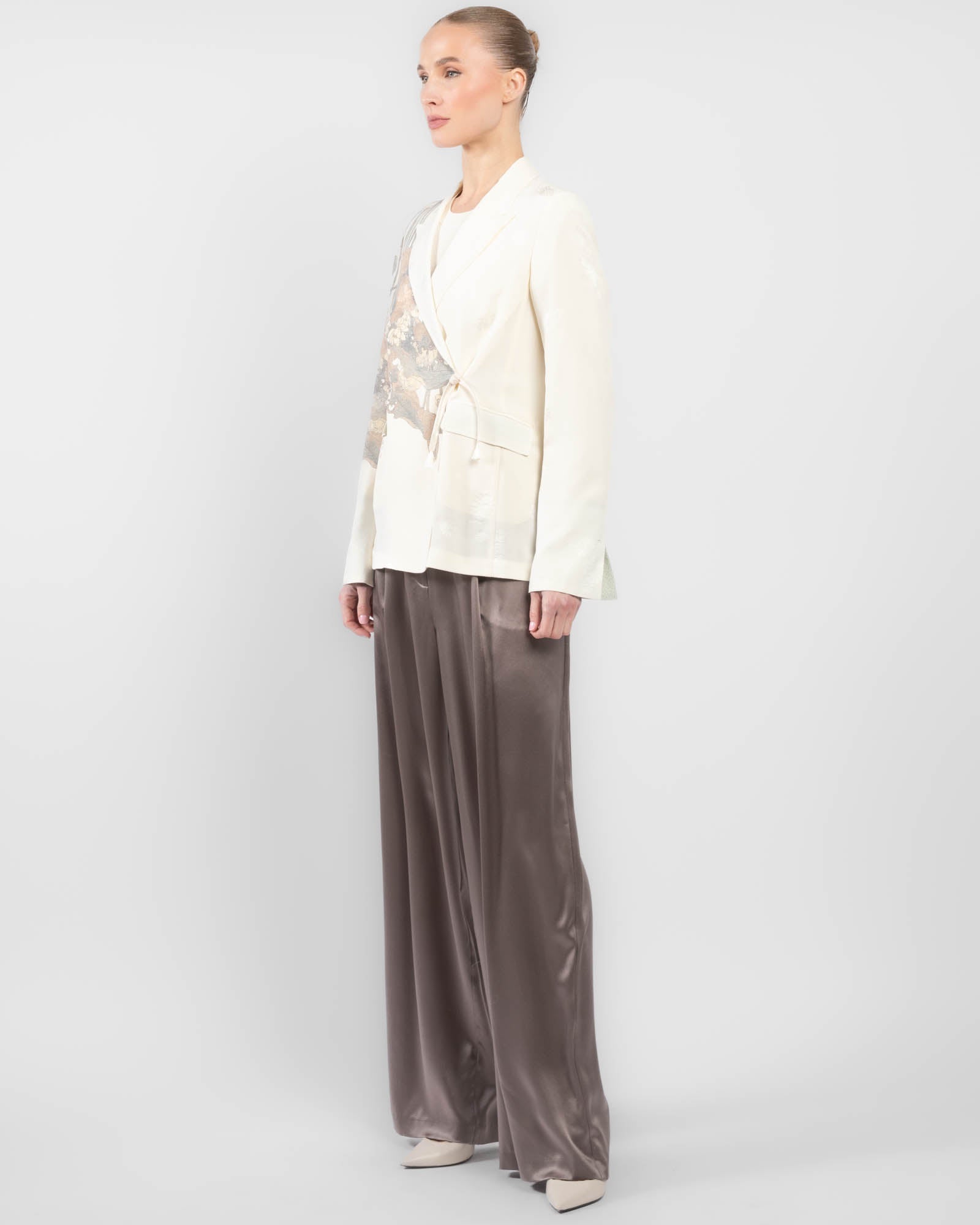 Double-Breasted Traditional Kimono Jacket